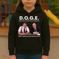 Funny D.O.G.E. What Would You Say You Do Here? Kids Hoodie thumb 3
