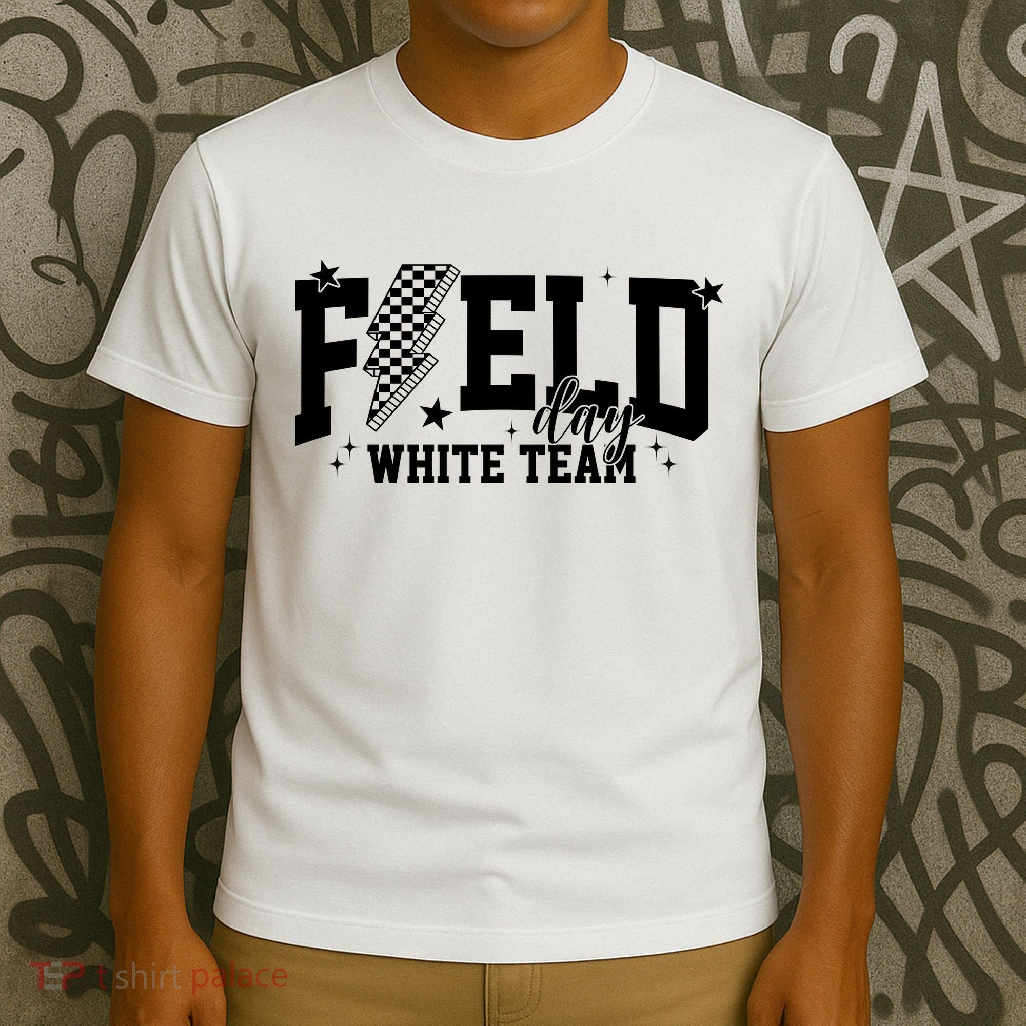 Field Day White Color Team Field Trip T-Shirt