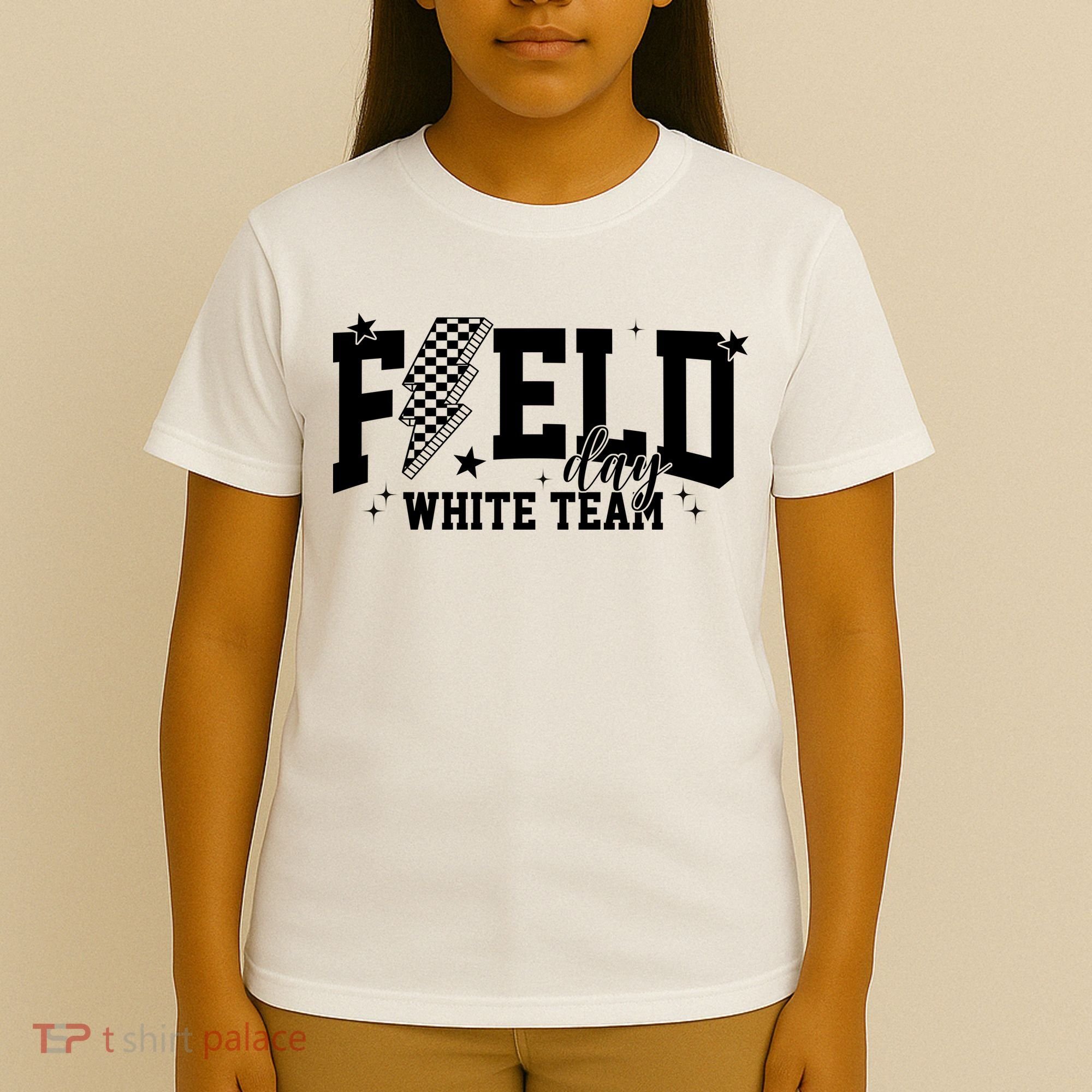 Field Day White Color Team Field Trip T-Shirt