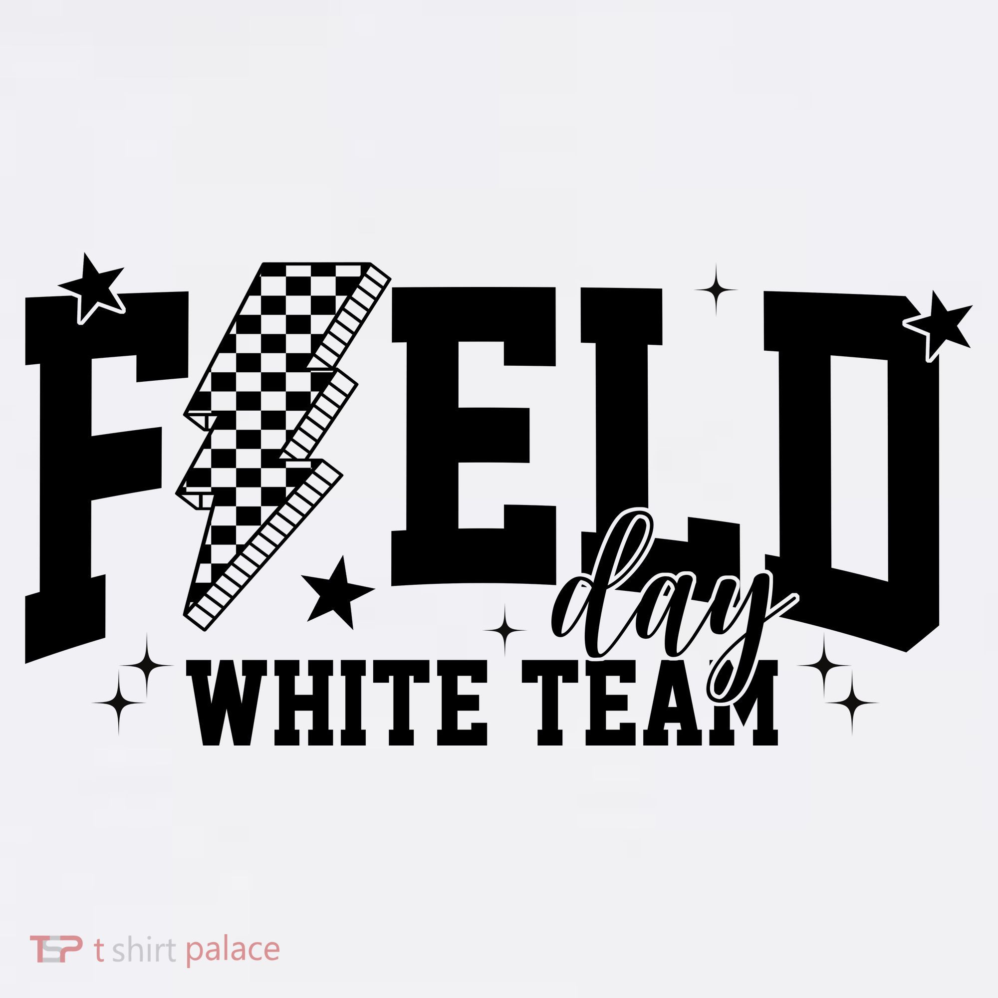 Field Day White Color Team Field Trip T-Shirt
