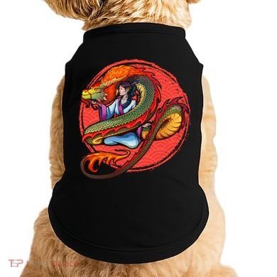 Fire Dragon Warrior Woman Doggie Tank