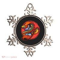 Fire Dragon Warrior Woman Ornament thumb 0