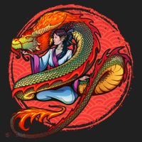Fire Dragon Warrior Woman Hat thumb 2