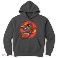 Fire Dragon Warrior Woman Hoodie thumb 0