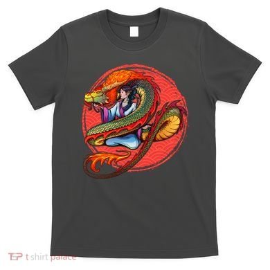 Fire Dragon Warrior Woman T-Shirt