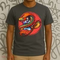 Fire Dragon Warrior Woman T-Shirt thumb 3