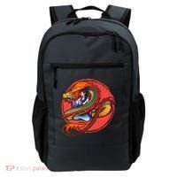 Fire Dragon Warrior Woman Backpack thumb 0