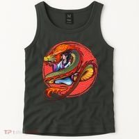 Fire Dragon Warrior Woman Tank Top thumb 2