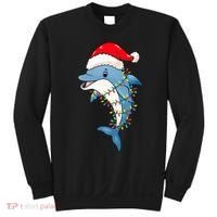 Festive Dolphin with Christmas Lights Sweatshirt thumb 0