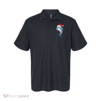 Festive Dolphin with Christmas Lights Polo