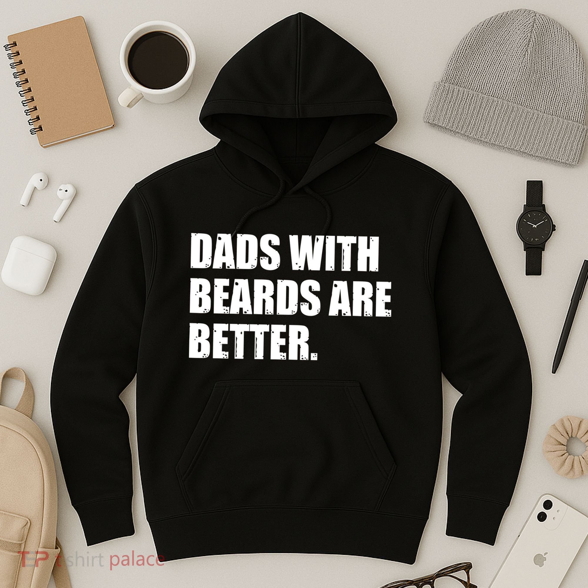 Funny Dads With Beards Are Better Hoodie