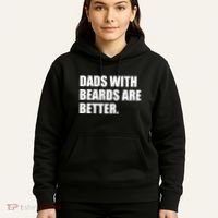 Funny Dads With Beards Are Better Hoodie thumb 5