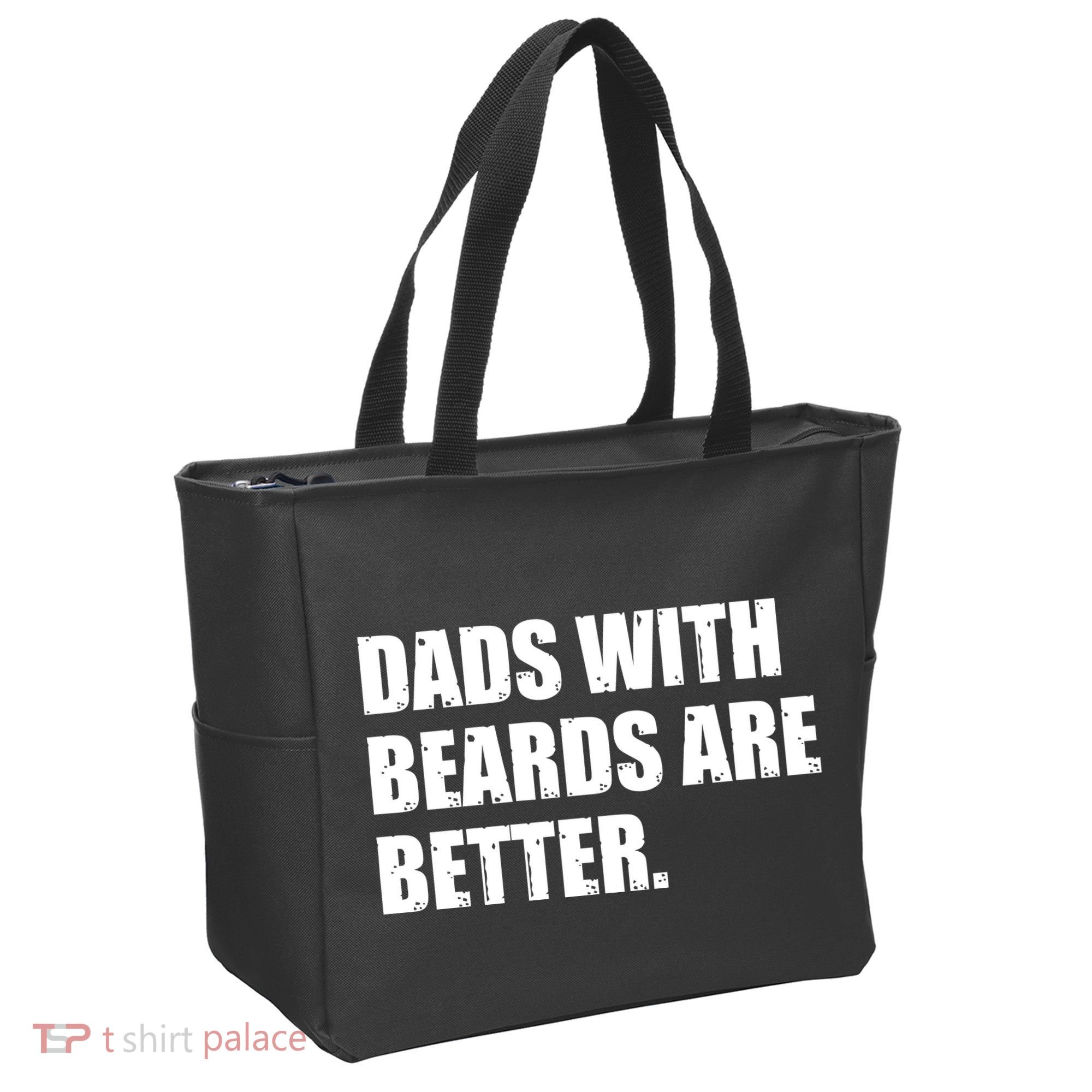 Funny Dads With Beards Are Better Tote Bag