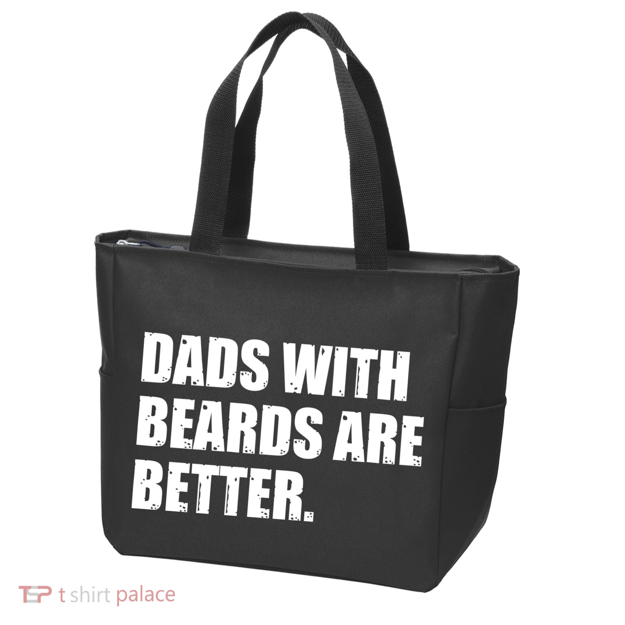 Funny Dads With Beards Are Better Tote Bag