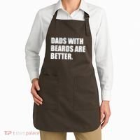 Funny Dads With Beards Are Better Apron thumb 2
