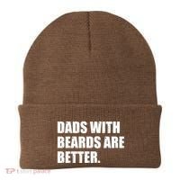 Funny Dads With Beards Are Better Beanie thumb 0