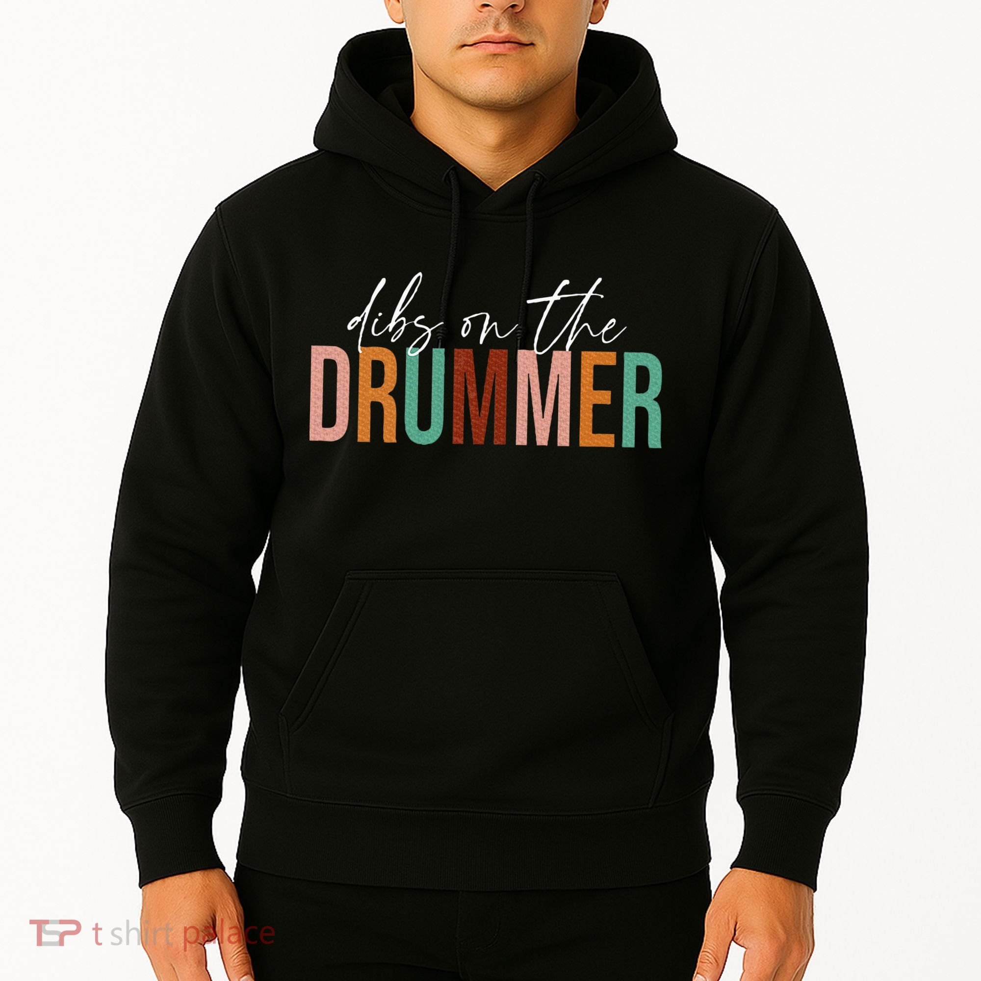 Funny Drummer Wife Dibs On The Drummer Hoodie