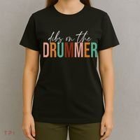 Funny Drummer Wife Dibs On The Drummer T-Shirt thumb 4