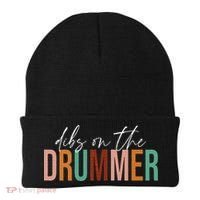Funny Drummer Wife Dibs On The Drummer Beanie thumb 0