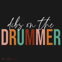 Funny Drummer Wife Dibs On The Drummer Coaster thumb 2