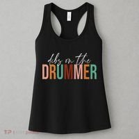 Funny Drummer Wife Dibs On The Drummer Women's Tank Top thumb 3