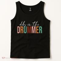 Funny Drummer Wife Dibs On The Drummer Tank Top thumb 2