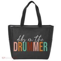 Funny Drummer Wife Dibs On The Drummer Tote Bag thumb 0