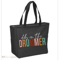 Funny Drummer Wife Dibs On The Drummer Tote Bag thumb 2