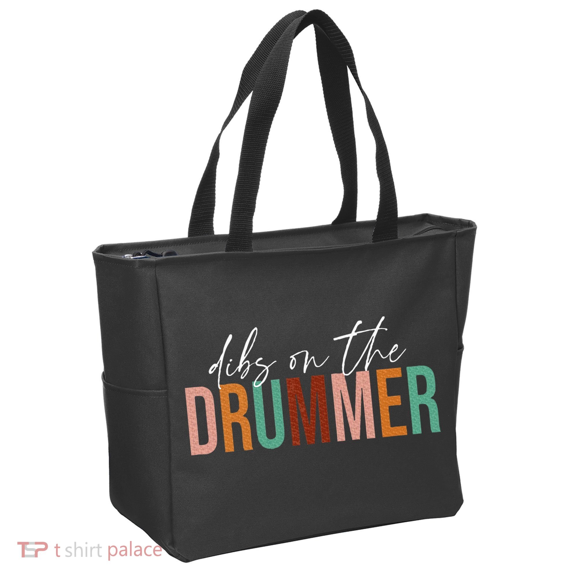 Funny Drummer Wife Dibs On The Drummer Tote Bag