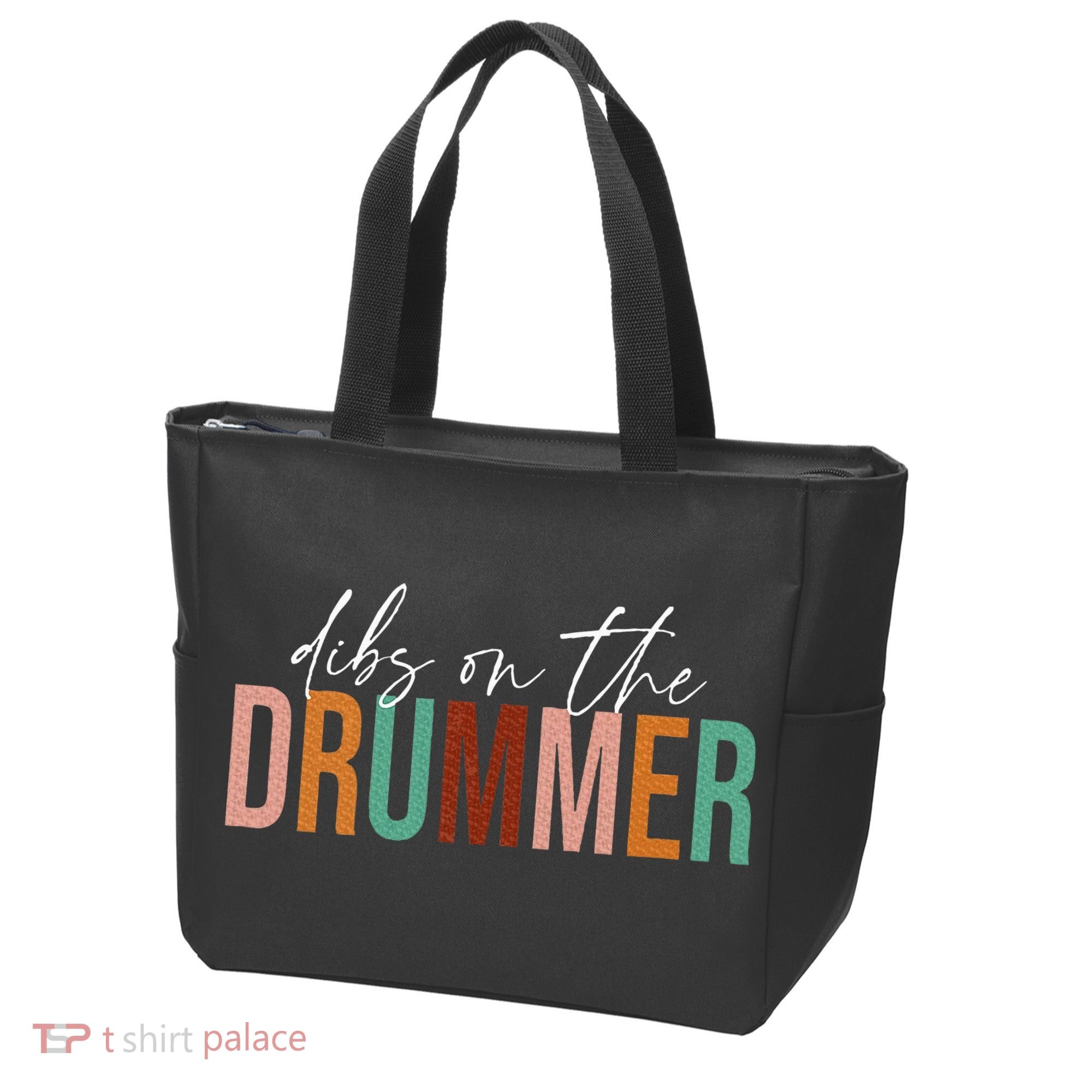 Funny Drummer Wife Dibs On The Drummer Tote Bag