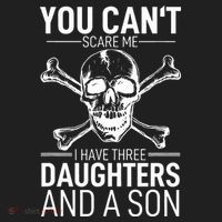Father Day You Can´t Scare Me I Have 3 Daughters And A Son Hat thumb 2