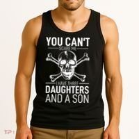 Father Day You Can´t Scare Me I Have 3 Daughters And A Son Tank Top thumb 3