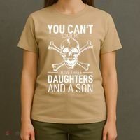 Father Day You Can´t Scare Me I Have 3 Daughters And A Son T-Shirt thumb 4