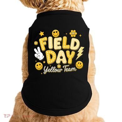 Field Day Yellow Team School Game Competiion Doggie Tank