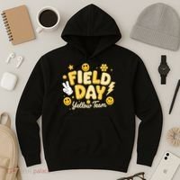 Field Day Yellow Team School Game Competiion Hoodie thumb 3