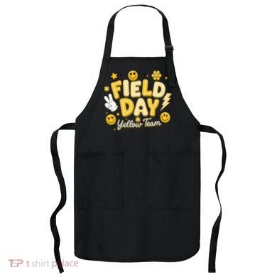 Field Day Yellow Team School Game Competiion Apron