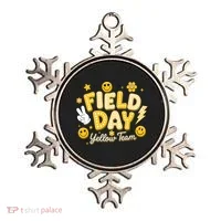 Field Day Yellow Team School Game Competiion Ornament thumb 0