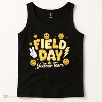 Field Day Yellow Team School Game Competiion Tank Top thumb 2
