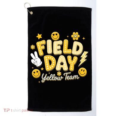 Field Day Yellow Team School Game Competiion Golf Towel