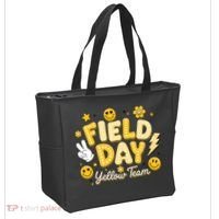 Field Day Yellow Team School Game Competiion Tote Bag thumb 2