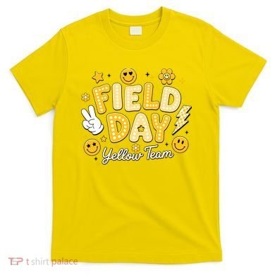 Field Day Yellow Team School Game Competiion T-Shirt