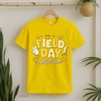 Field Day Yellow Team School Game Competiion T-Shirt thumb 2