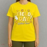 Field Day Yellow Team School Game Competiion T-Shirt thumb 4