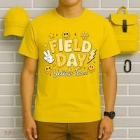 Field Day Yellow Team School Game Competiion T-Shirt thumb 6