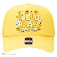 Field Day Yellow Team School Game Competiion Hat thumb 0