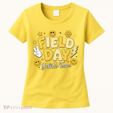 Field Day Yellow Team School Game Competiion Women's T-Shirt