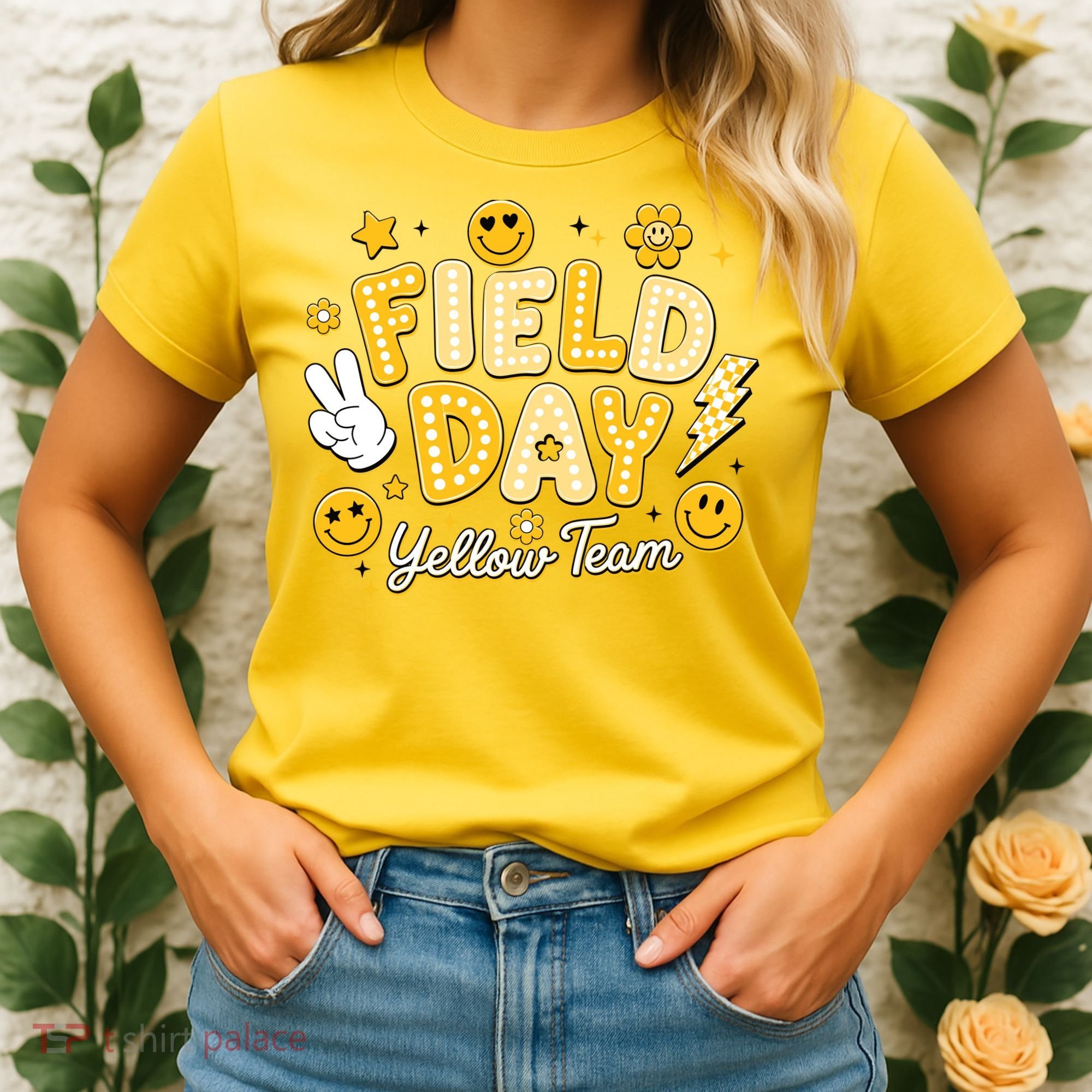 Field Day Yellow Team School Game Competiion Women's T-Shirt