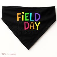 Field Day Yellow Team Funny For Teacher Field Day Games USA-Made Doggie Bandana thumb 0