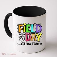 Field Day Yellow Team Funny For Teacher Field Day Games Coffee Mug thumb 0