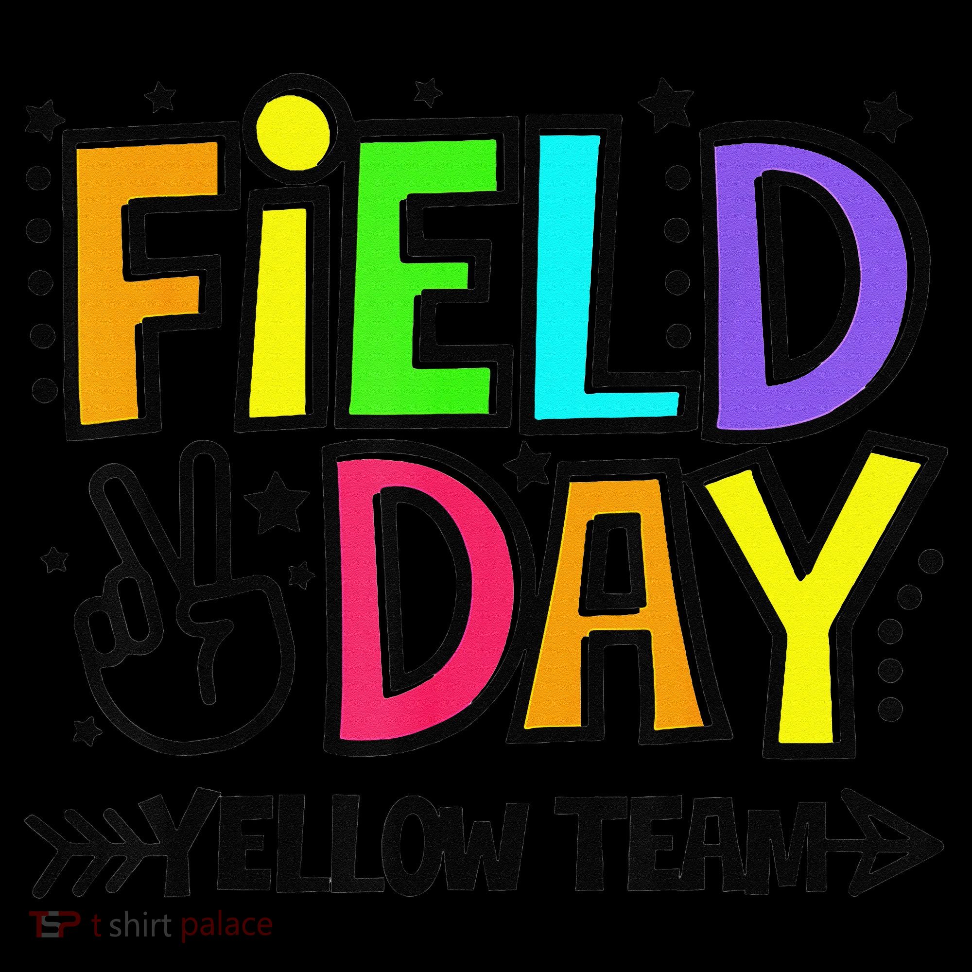 Field Day Yellow Team Funny For Teacher Field Day Games Coffee Mug